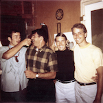 At Stanford with Jim Eberhardt, John Steel and Dave Linder 1966